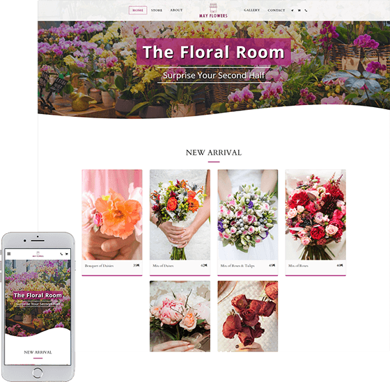 Website Building – May Flowers
